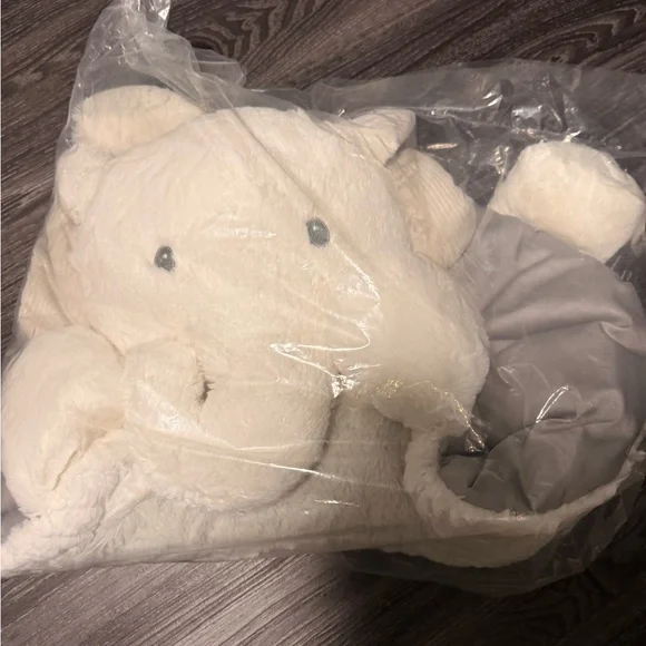 Best Ever by Mary Myer Adorable Gray Elephant Plush Mat Brand New - Picture 3 of 4